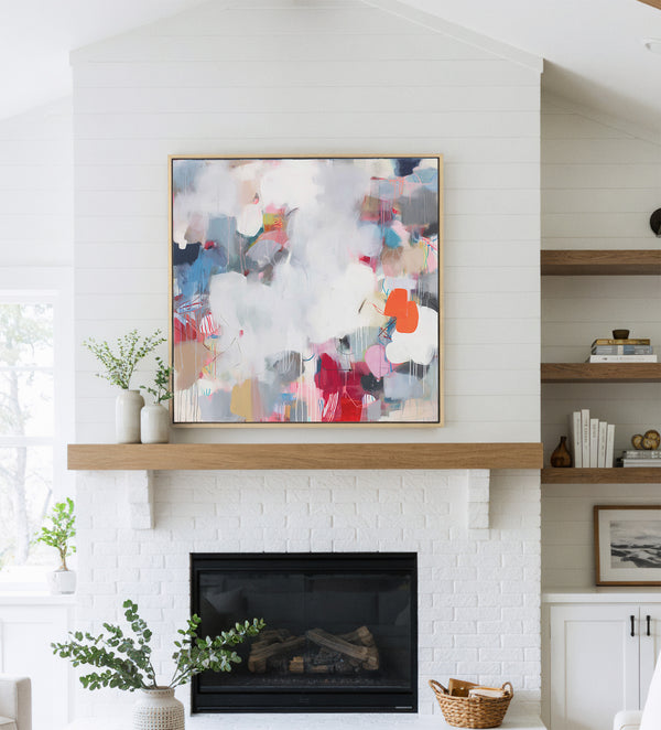 Vibrant Energy Abstract Art Print