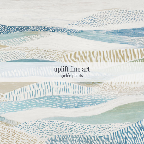 The Rhythmic Landscape Coastal Abstract Art Print