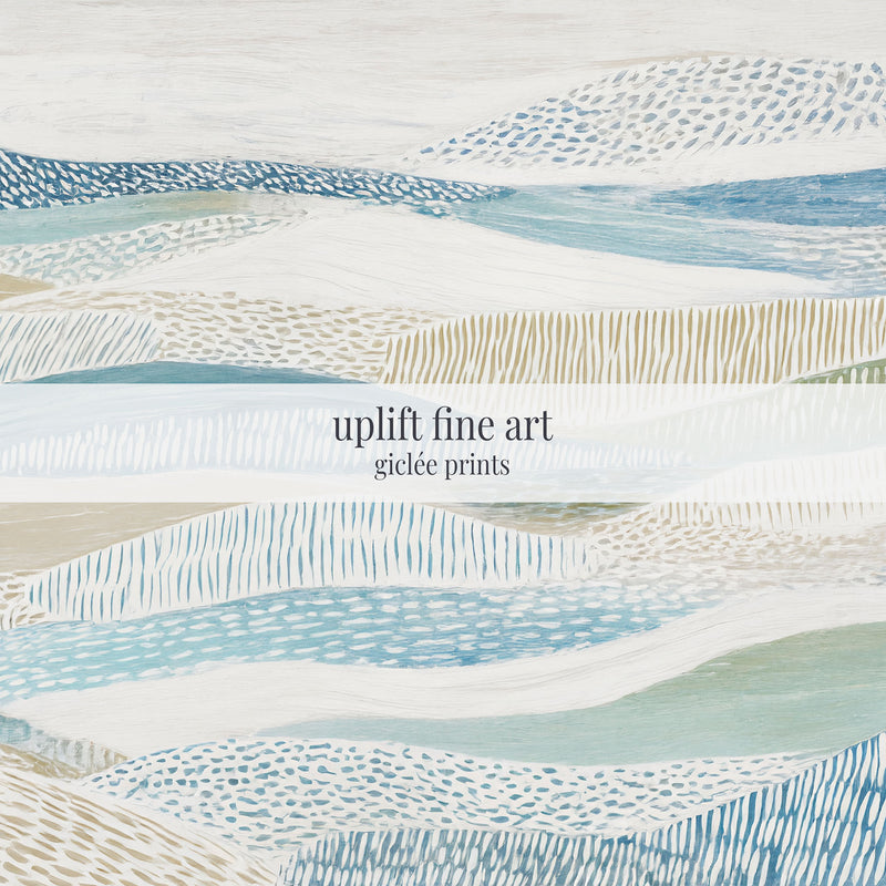 The Rhythmic Landscape Coastal Abstract Art Print