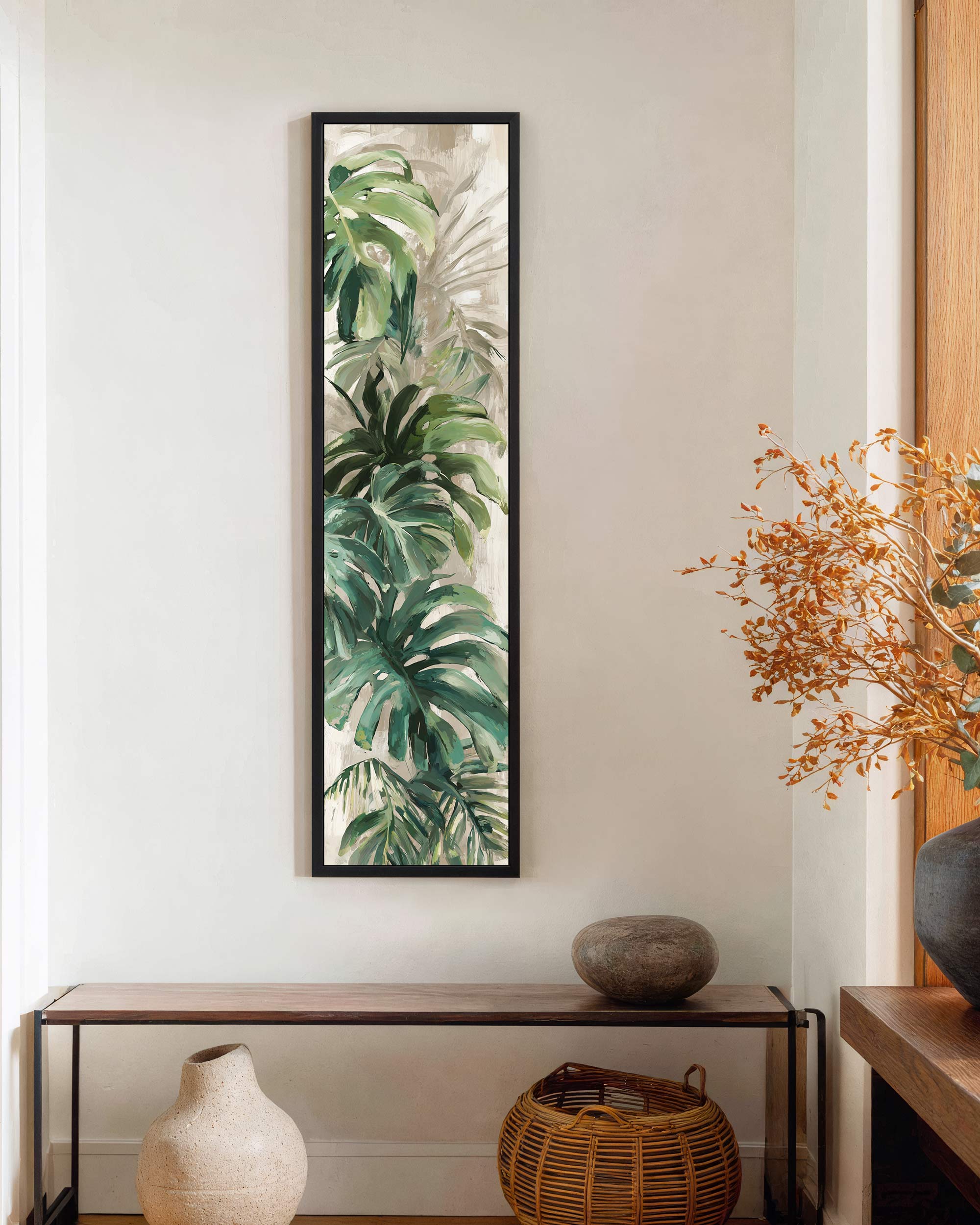 Pine Forest Vertical Canvas Print