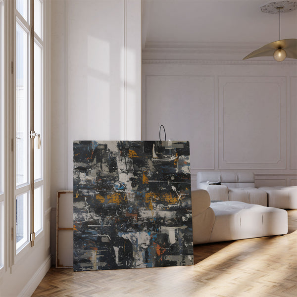 Impression d'art sur toile abstraite Urban Midnight