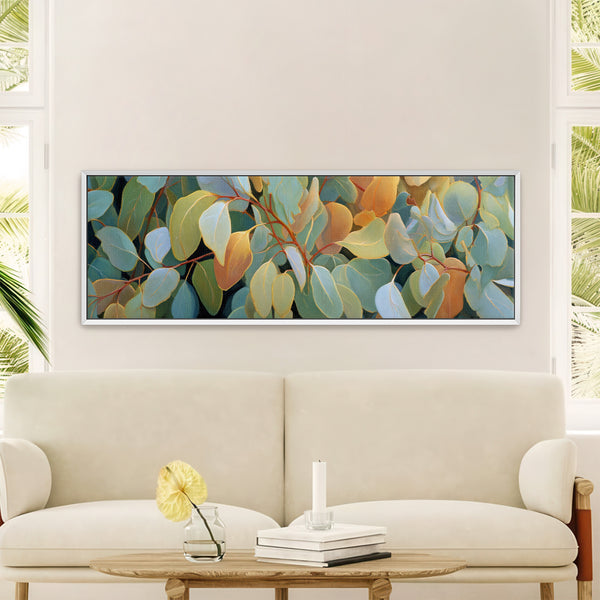 Impression sur toile d'art mural Feuille d'eucalyptus