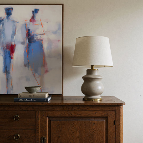 The Harmonious Duo Abstract Art Print