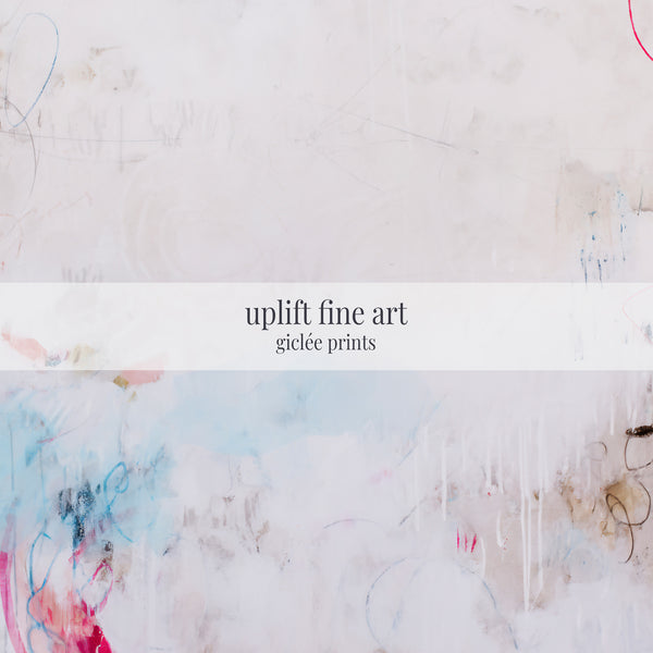 The Serene Hues Abstract Art Print