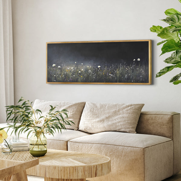 Leinwandbild „Mitternachtswiese“