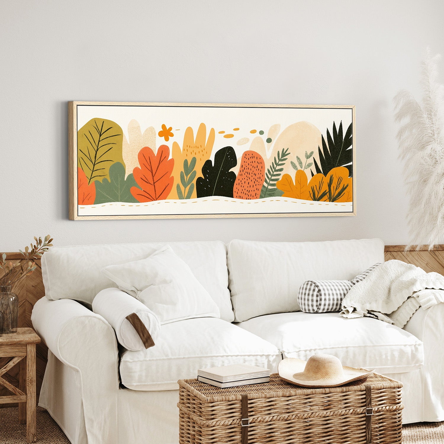 Herbstlaub Wandkunst Leinwandkunst für Wohnzimmer