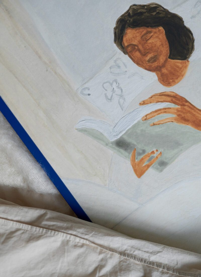 Morning Read Art Print