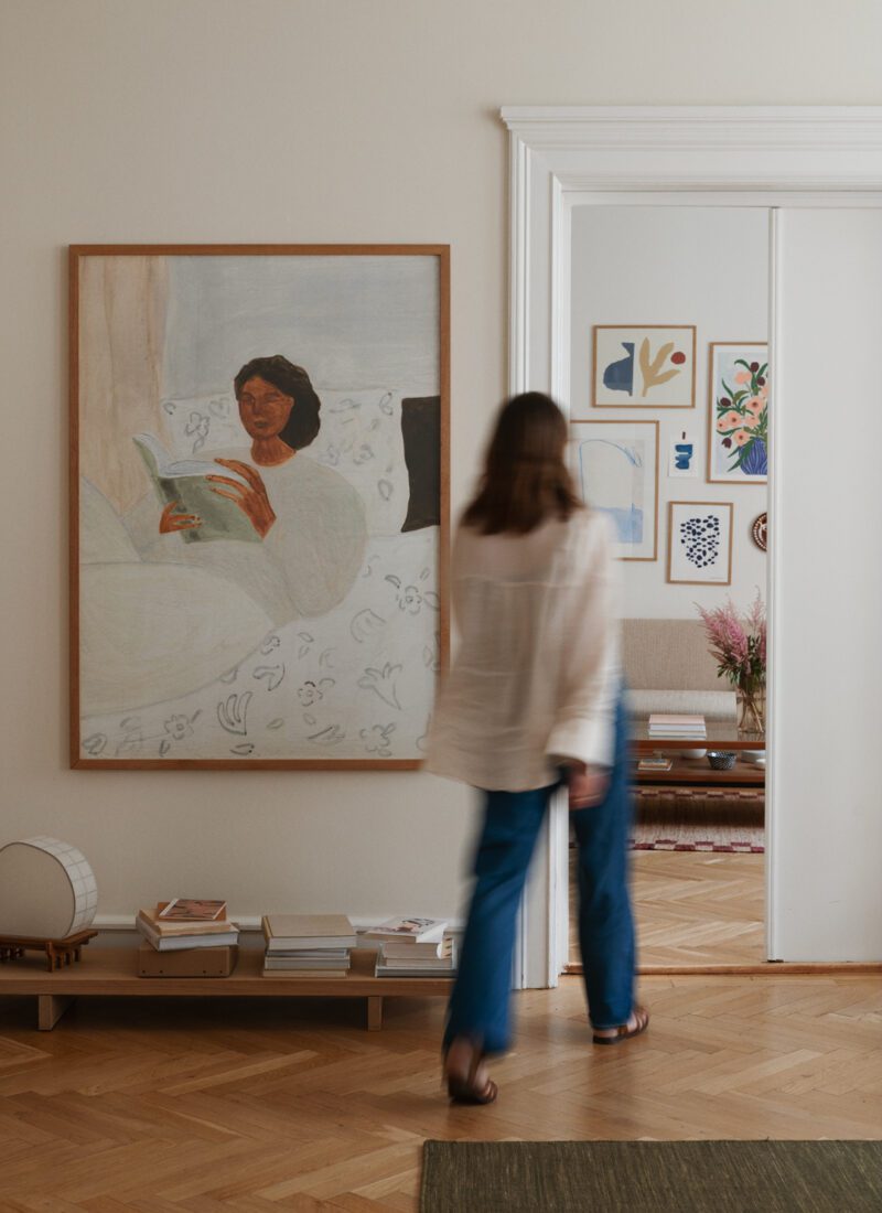 Morning Read Art Print