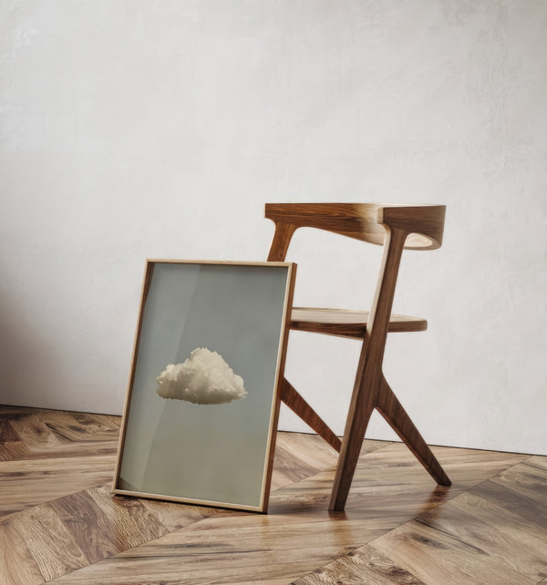 Minimalist Cloud Art Print Canvas Art for Office - View 5