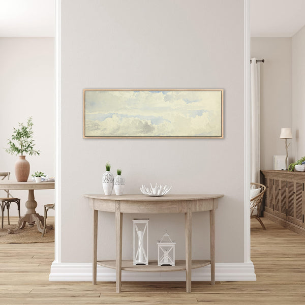 Minimalist Cloud Wide Art Print Canvas Art for Living room - View 4
