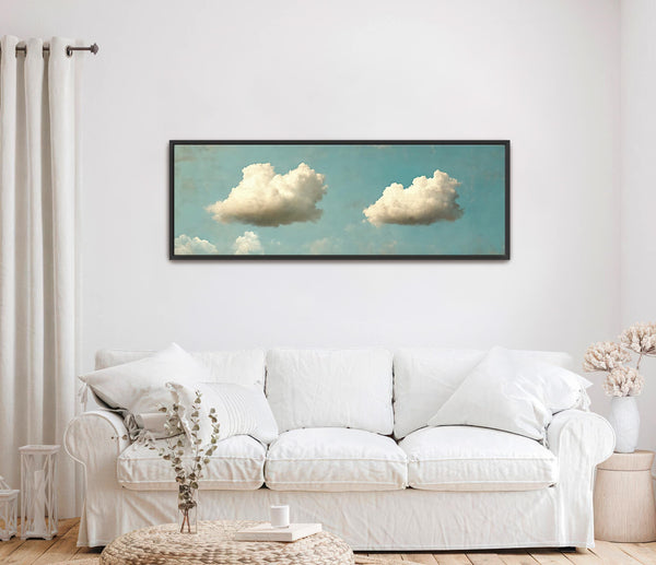 Vintage Clouds Wall Art Canvas Art - View 5