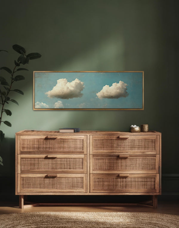 Vintage Clouds Wall Art Canvas Art - View 8