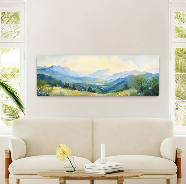 Landscape Wall Art Framed - Moody Canvas Art - View 3