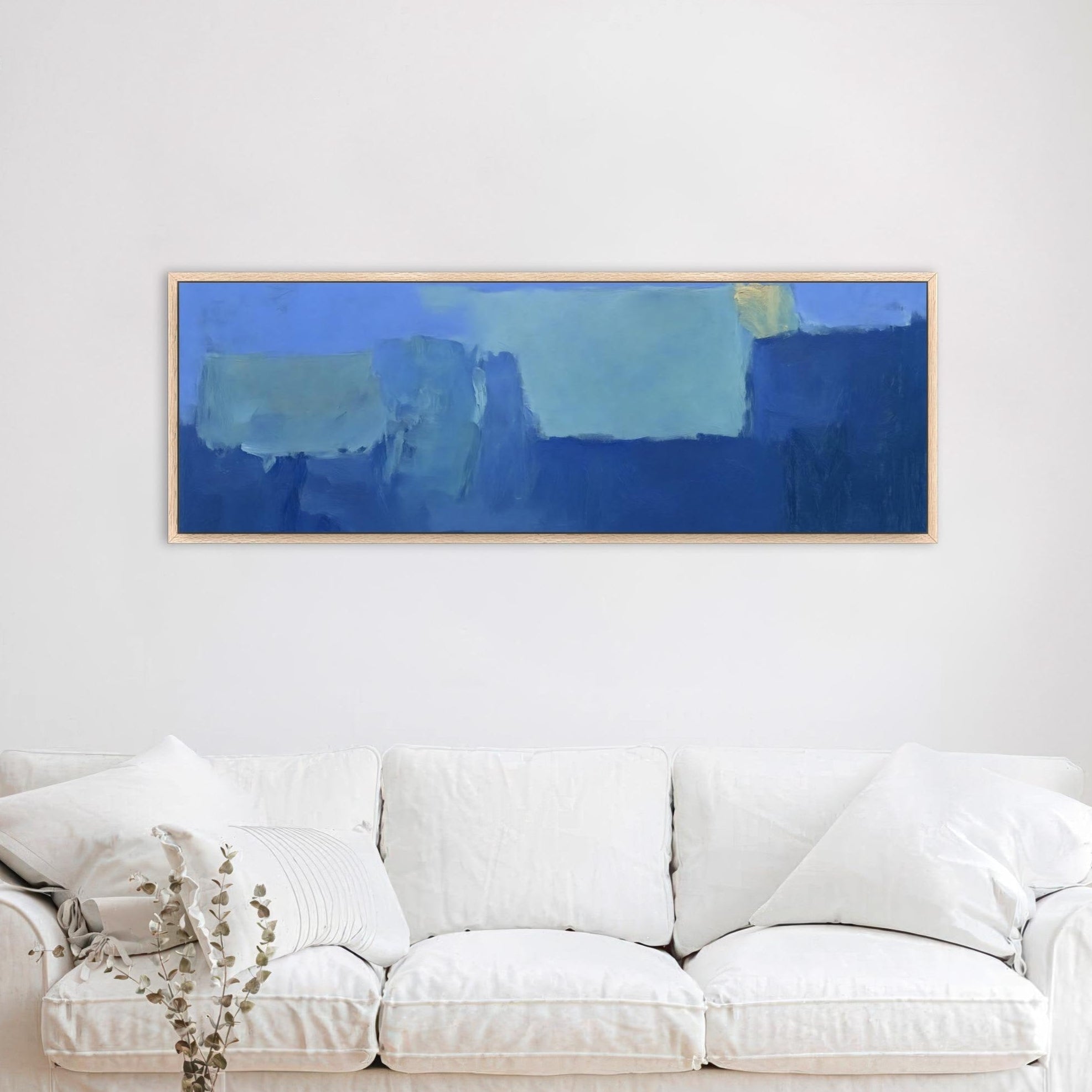 Blue Abstract Wall Art Canvas Art