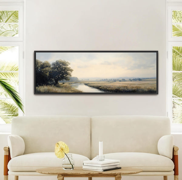 Landscape Wall Art Framed - Moody Canvas Art - View 3