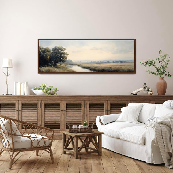 Landscape Wall Art Framed - Moody Canvas Art - View 6