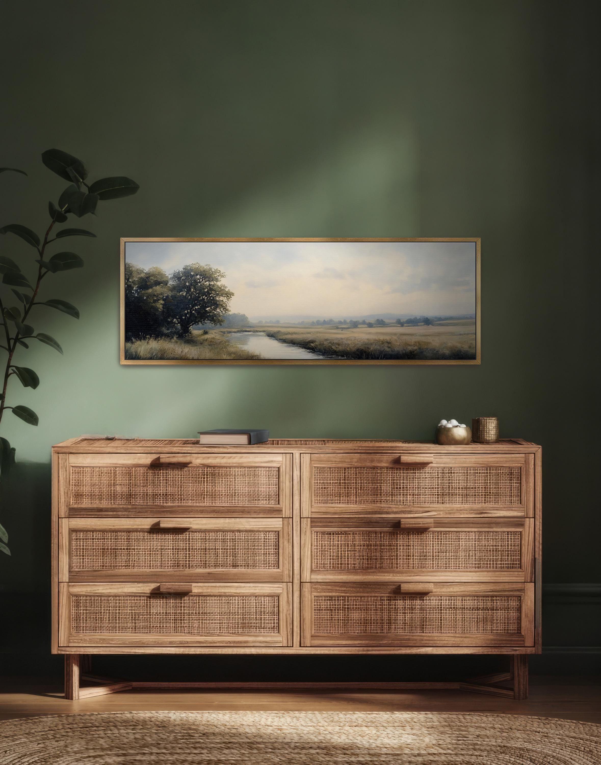 Landscape Wall Art Framed - Moody Canvas Art - View 8