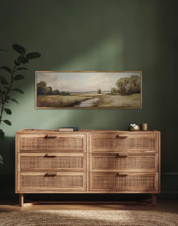 Landscape Scenery Framed Art - Moody Canvas Art - View 7