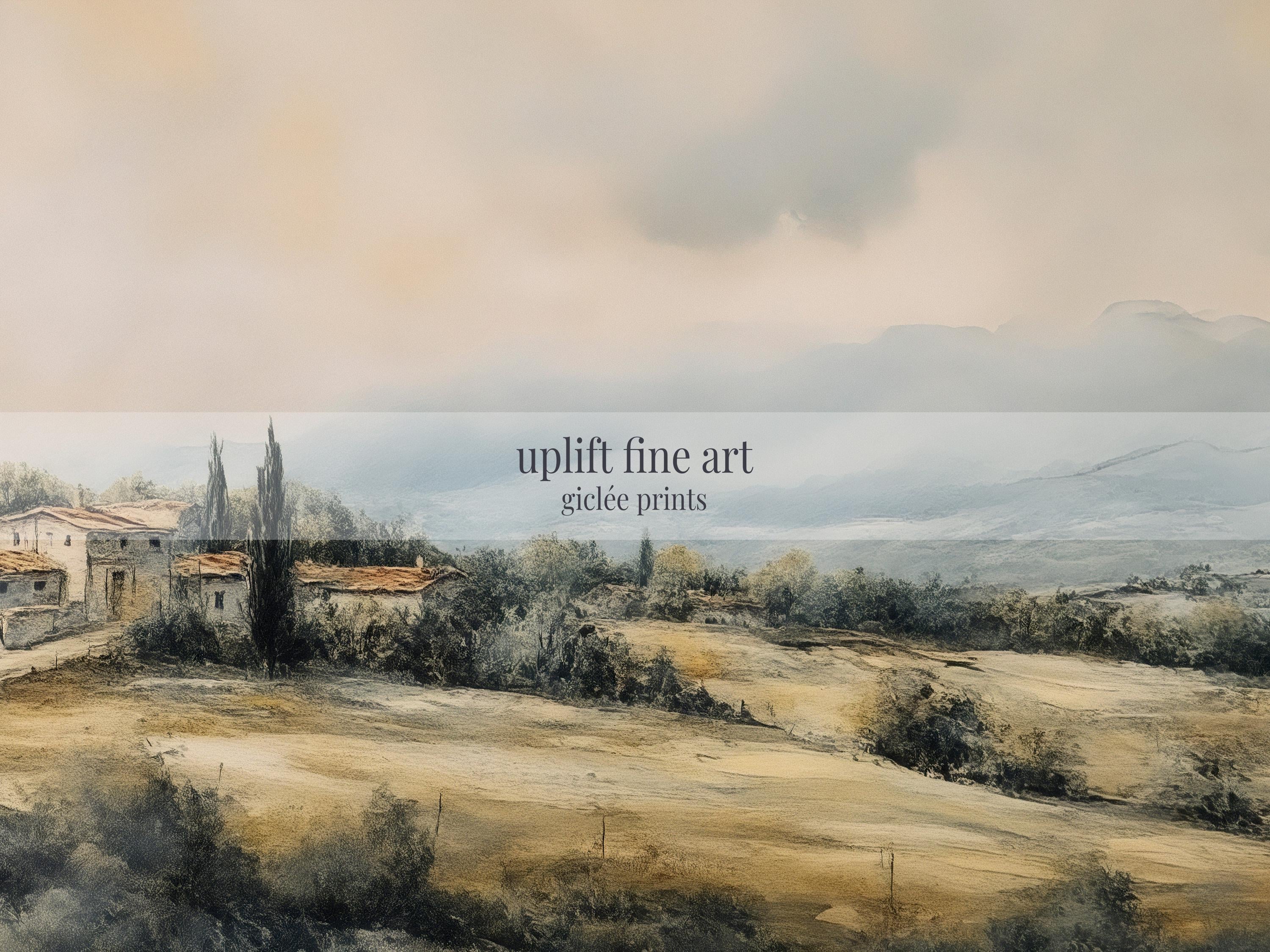 Vintage Landscape Moody Wall Art Canvas Art - View 2
