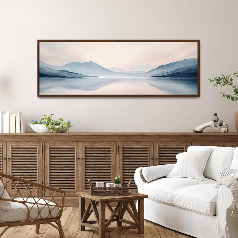 Ocean Wide Art Print - Minimalist Canvas Art - View 3