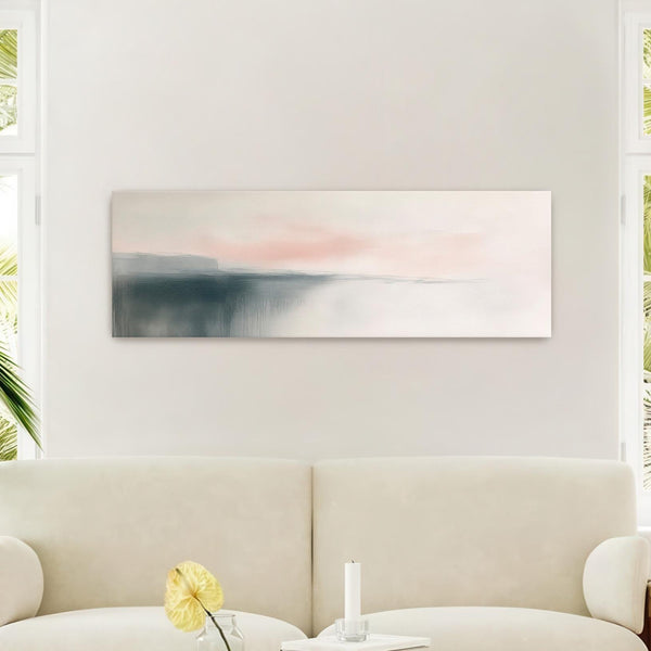 Abstract Haze Framed Wall Art Canvas Art - View 3