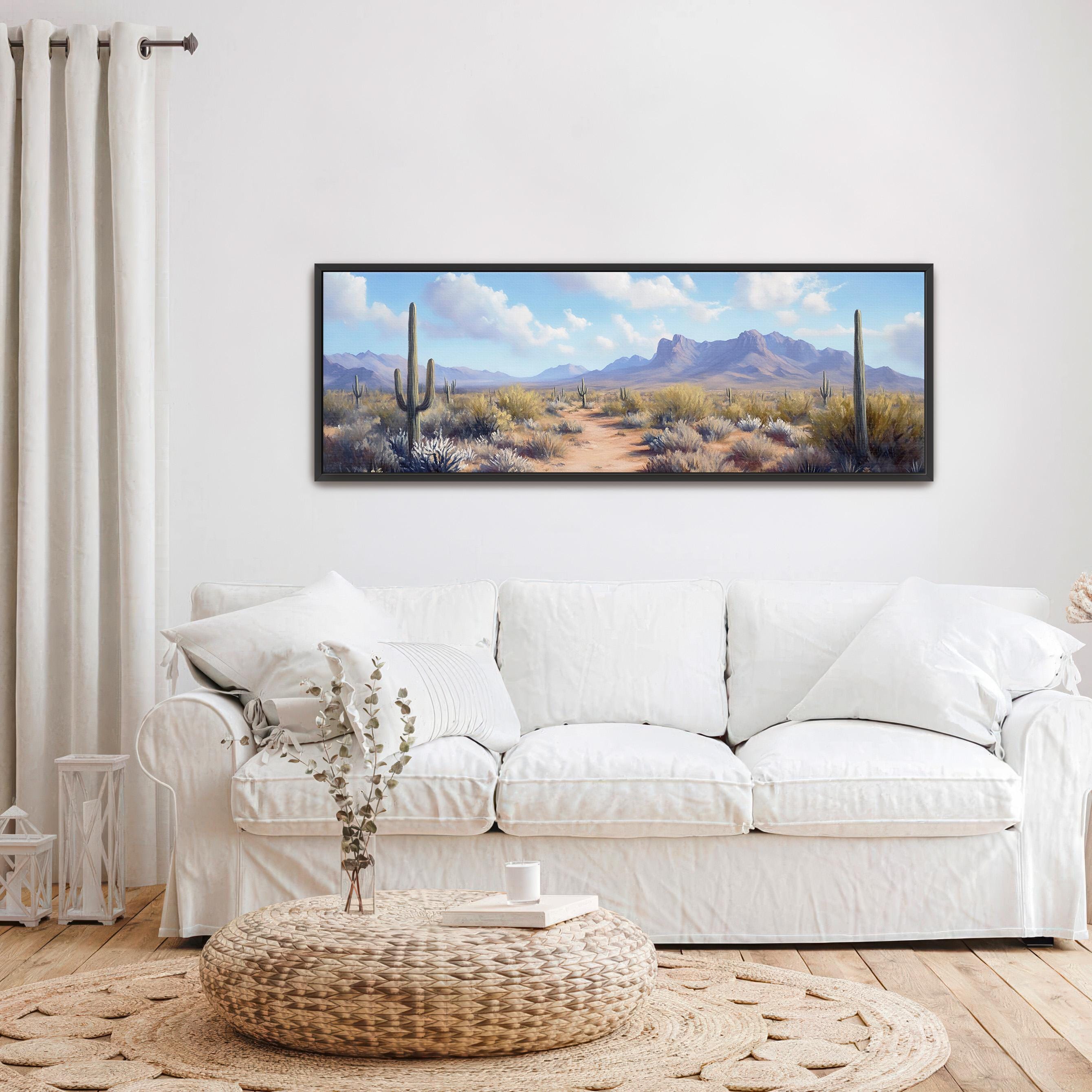 Western Desert Landscape Art Print Canvas Art for Living room - View 6