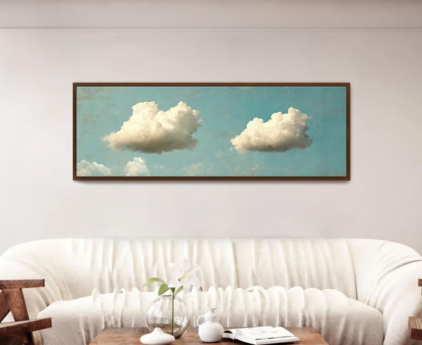 Vintage Clouds Wall Art Canvas Art - View 6