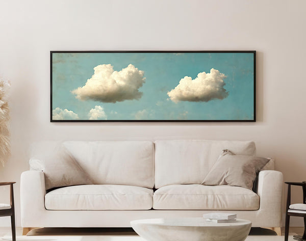 Vintage Clouds Wall Art Canvas Art - View 7