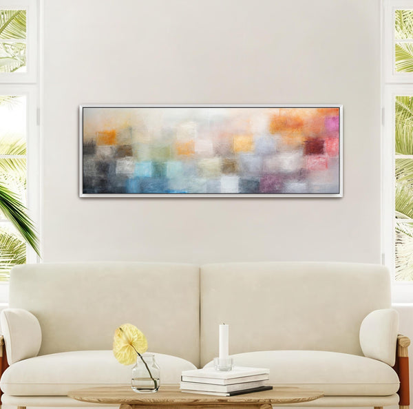 Abstract Shapes Painting Canvas Art - View 4