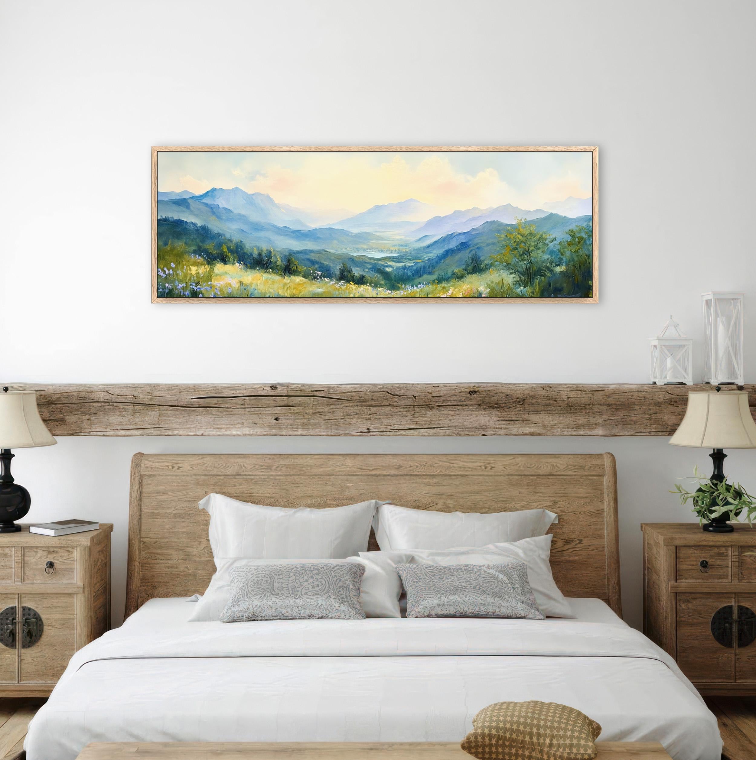Landscape Wall Art Framed - Moody Canvas Art - View 5