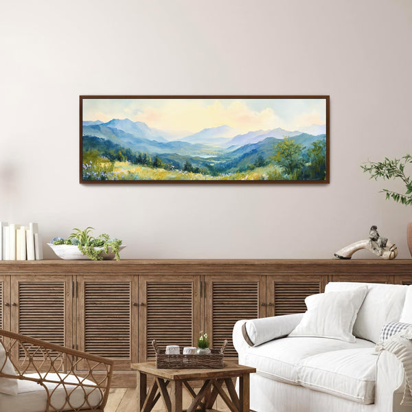 Landscape Wall Art Framed - Moody Canvas Art - View 6