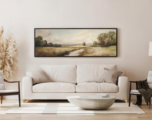 Landscape Scenery Framed Art - Moody Canvas Art - View 8