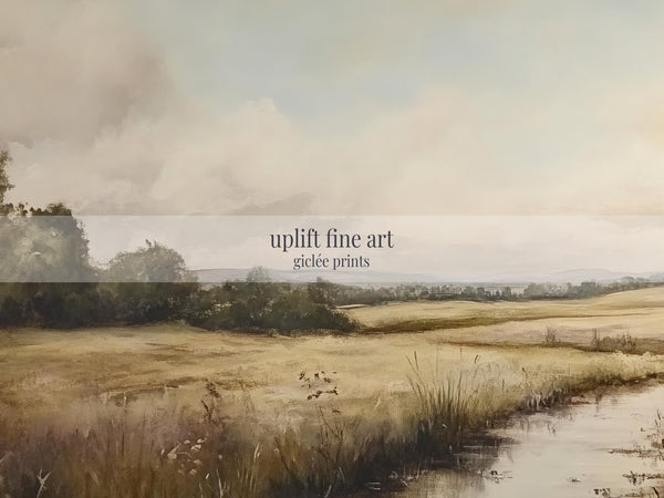 Landscape Scenery Framed Art - Moody Canvas Art - View 2