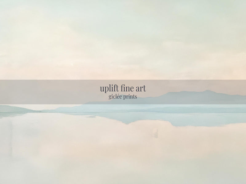 Minimalist Ocean Wide Art Print Canvas Art - View 2