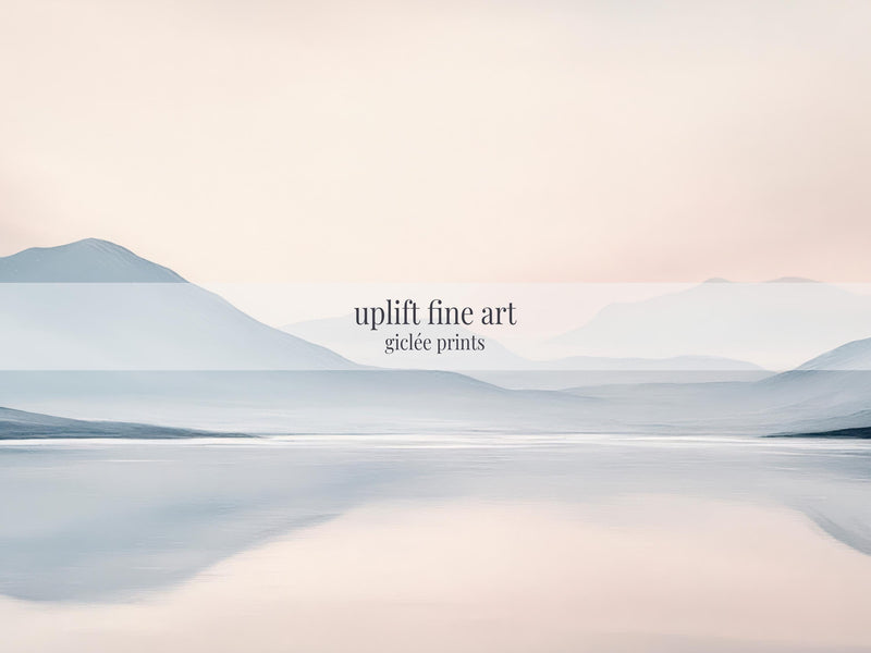 Ocean Wide Art Print - Minimalist Canvas Art - View 2