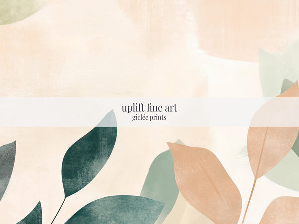 Minimalist Botanical Art Print Canvas Art - View 2