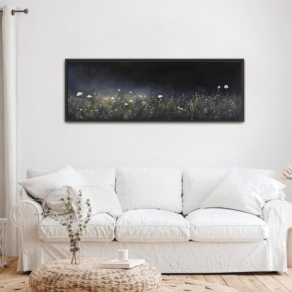Wildflowers Wall Art - Moody Canvas Art - View 6
