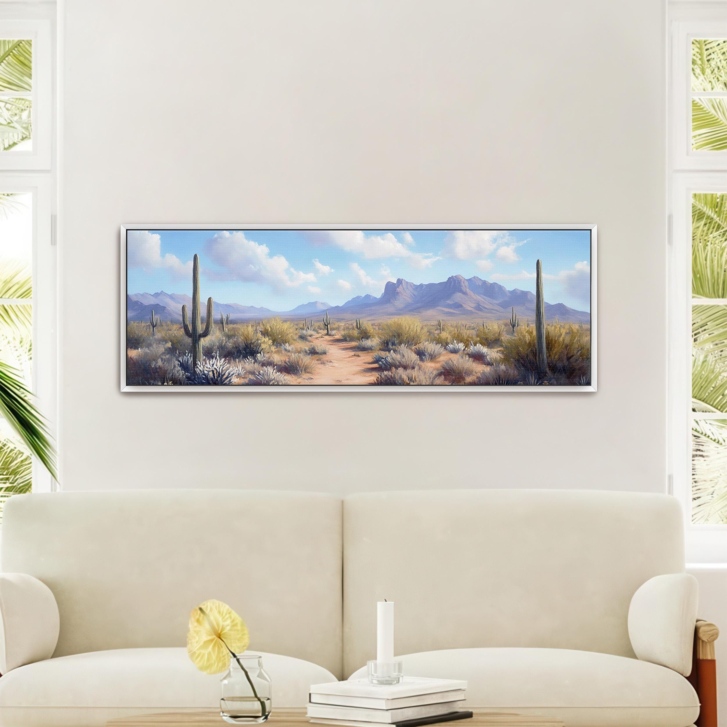 Western Desert Landscape Art Print Canvas Art for Living room - View 3