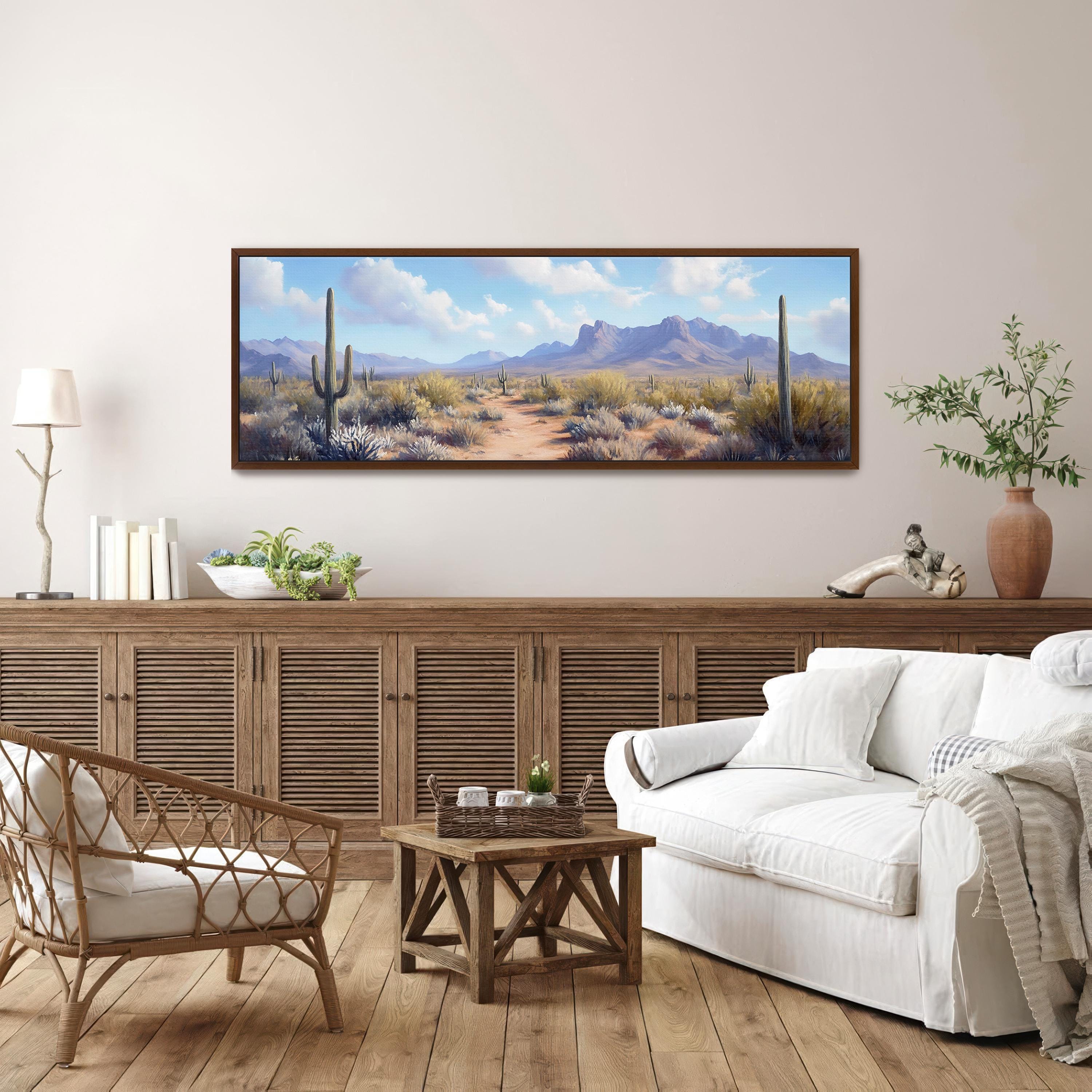 Western Desert Landscape Art Print Canvas Art for Living room - View 5