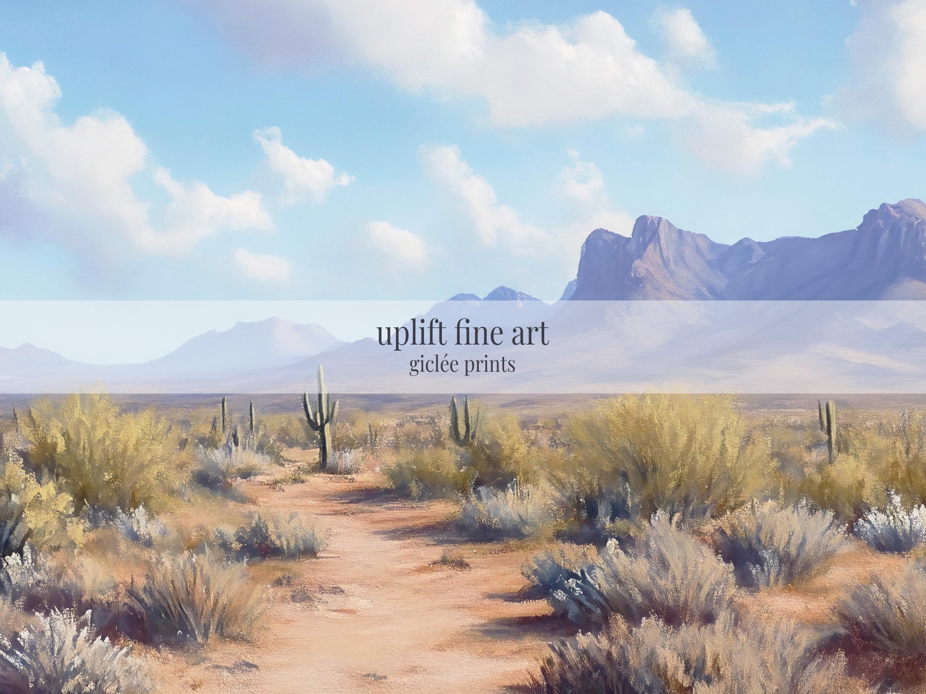 Western Desert Landscape Art Print Canvas Art for Living room - View 2