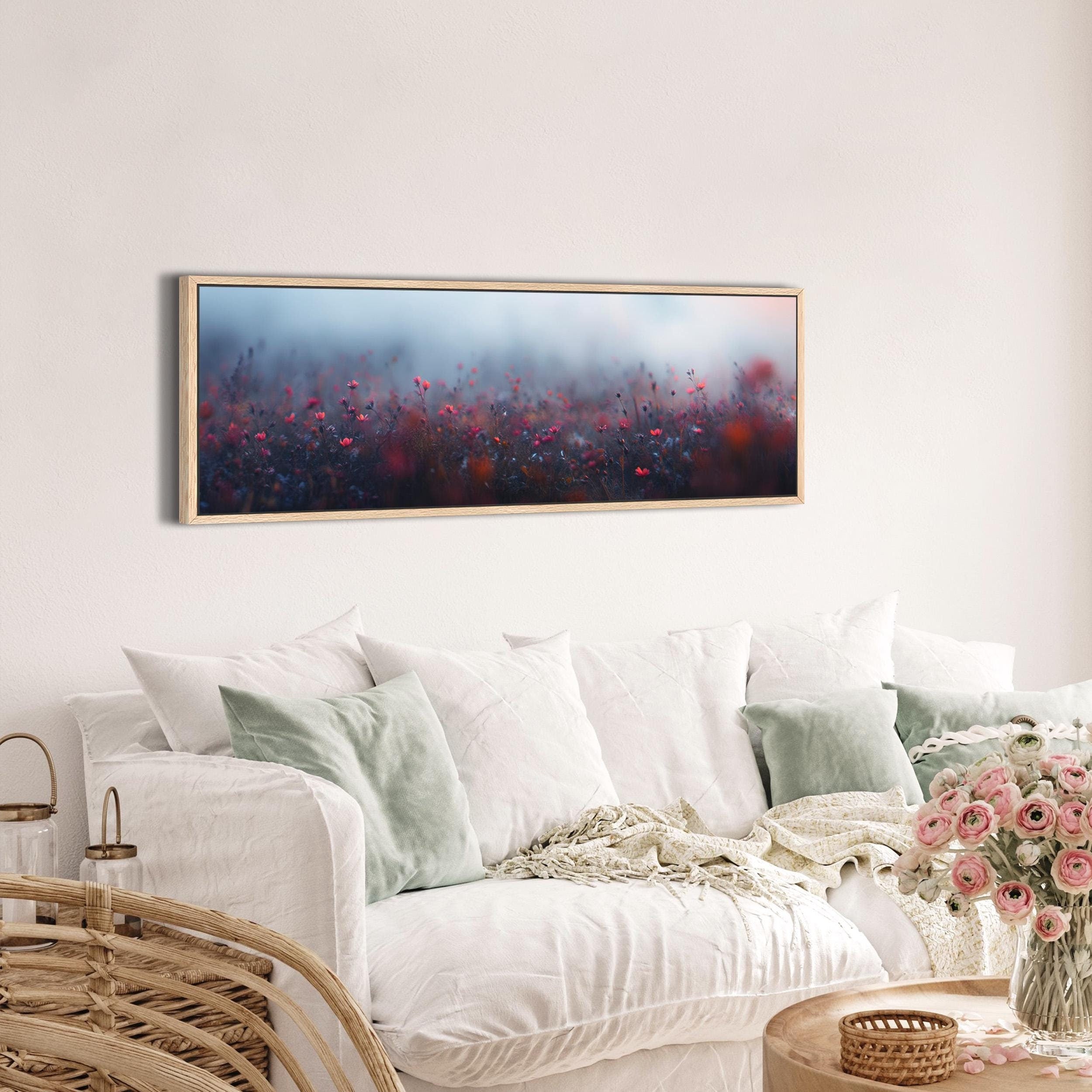 Wilflowers Art Print - Minimalist Canvas Art