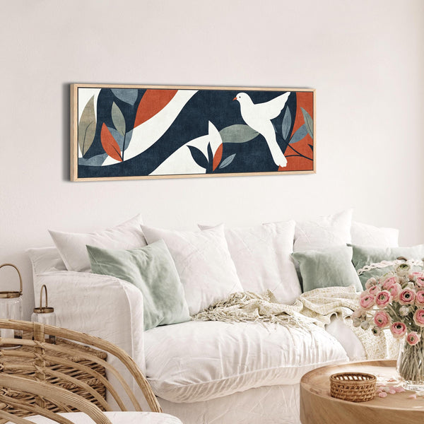 Minimalist Dove Canvas Art Print Canvas Art - View 4