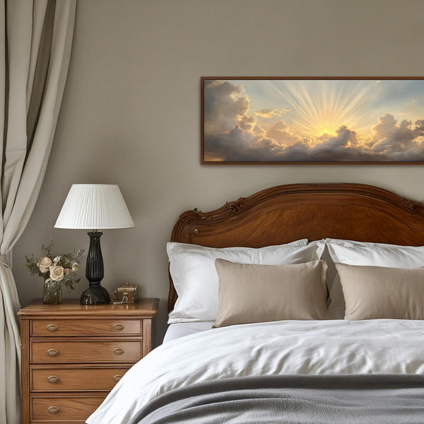 Vintage Sunset Wall Art Canvas Art for Living room - View 4