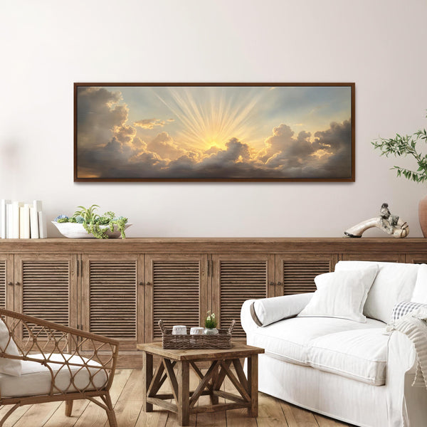 Vintage Sunset Wall Art Canvas Art for Living room - View 7