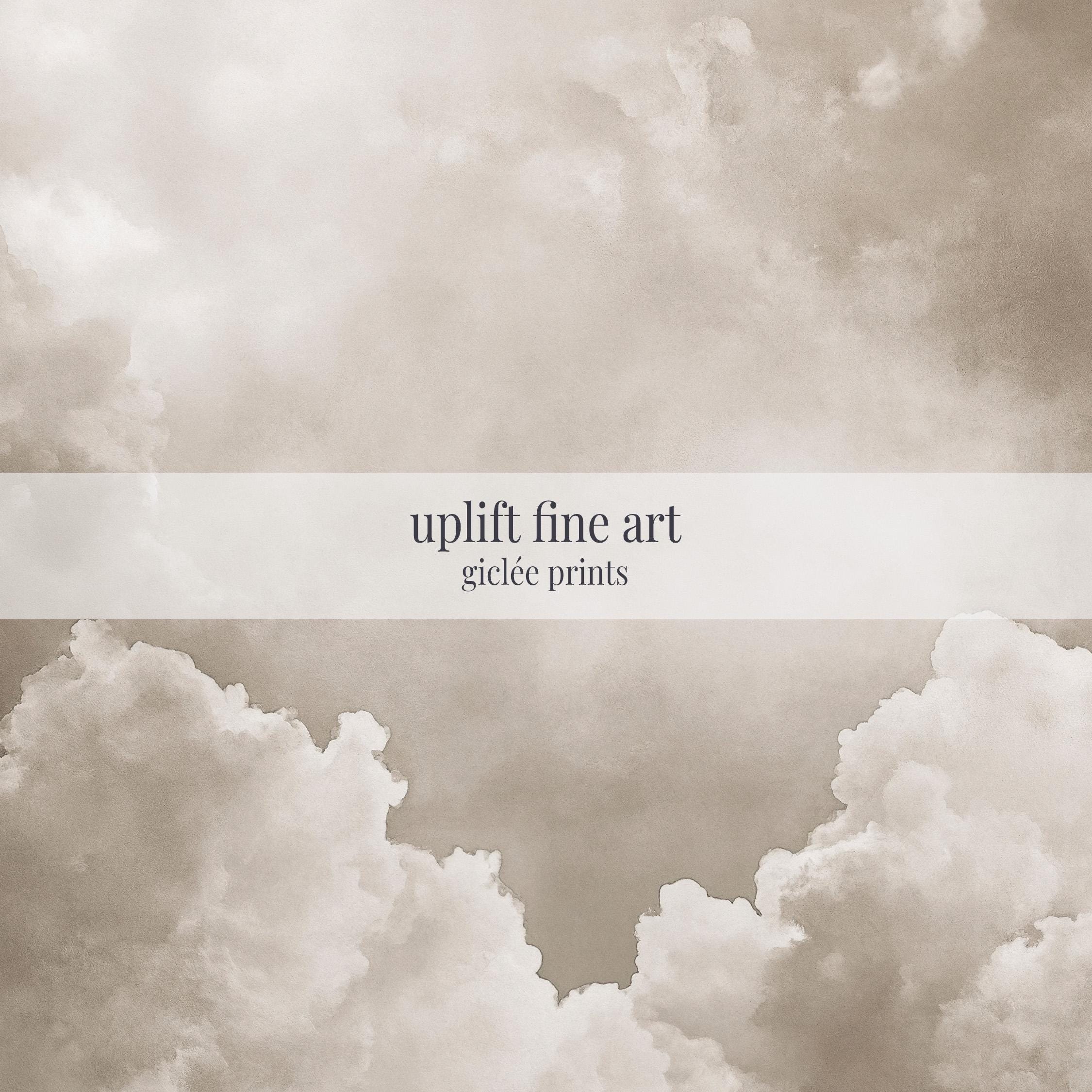 Vintage Cloud Wall Art Canvas Art - View 2