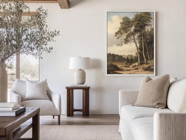 Vintage Landscape Art Canvas Art for Living room - View 7