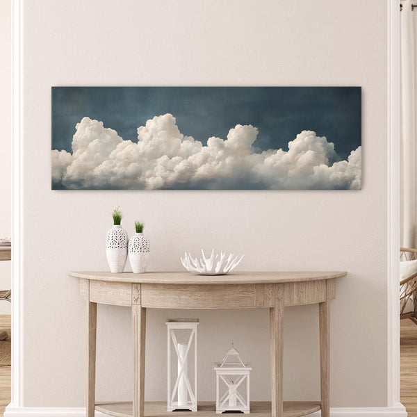 Vintage Moody Cloud Wall Art Painting Canvas Art - View 8
