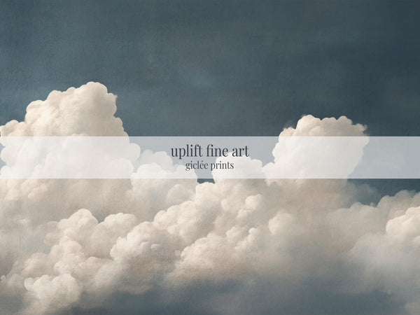 Vintage Moody Cloud Wall Art Painting Canvas Art - View 2