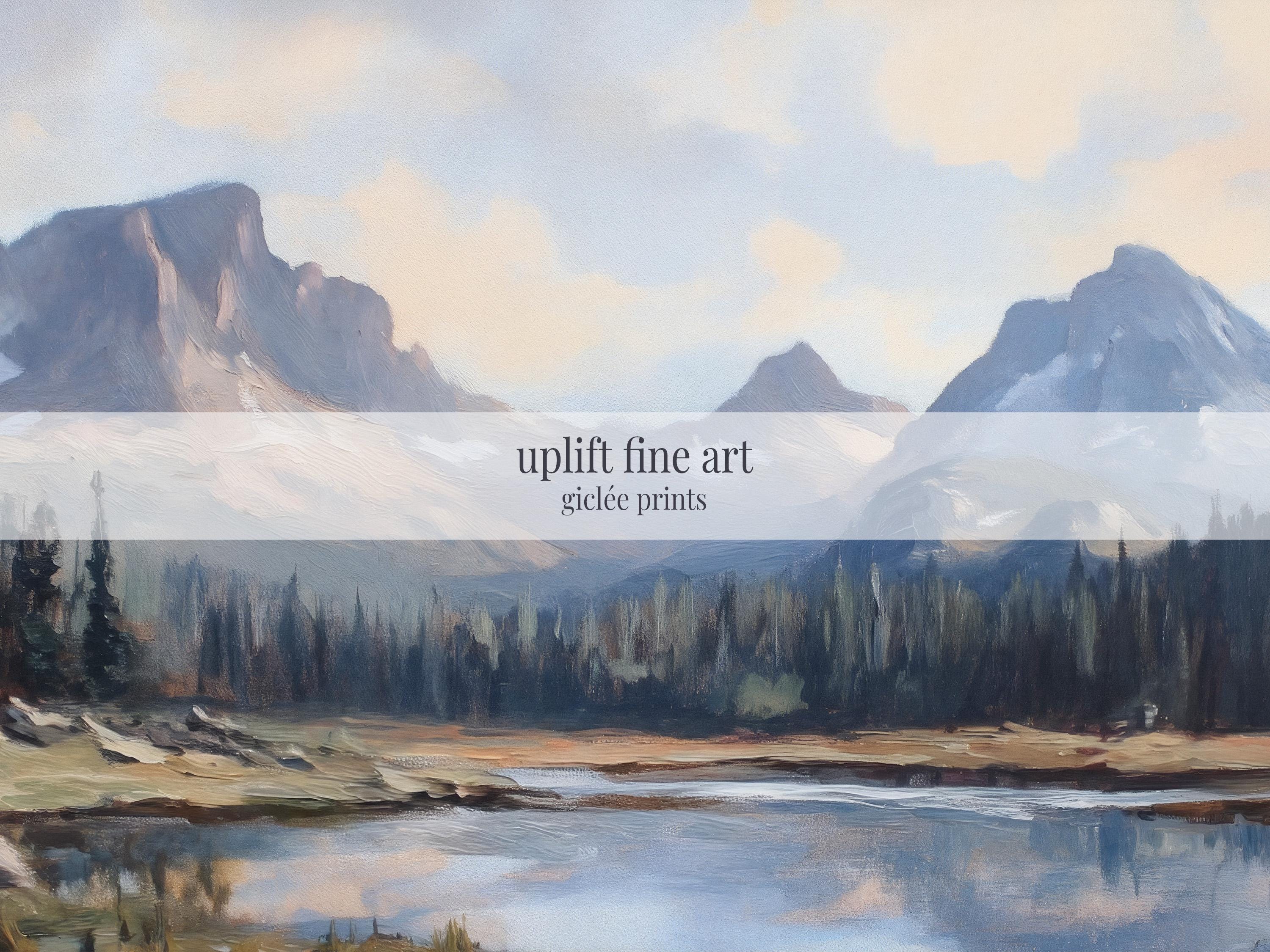Rocky Mountain National Park Painting Canvas Art - View 2