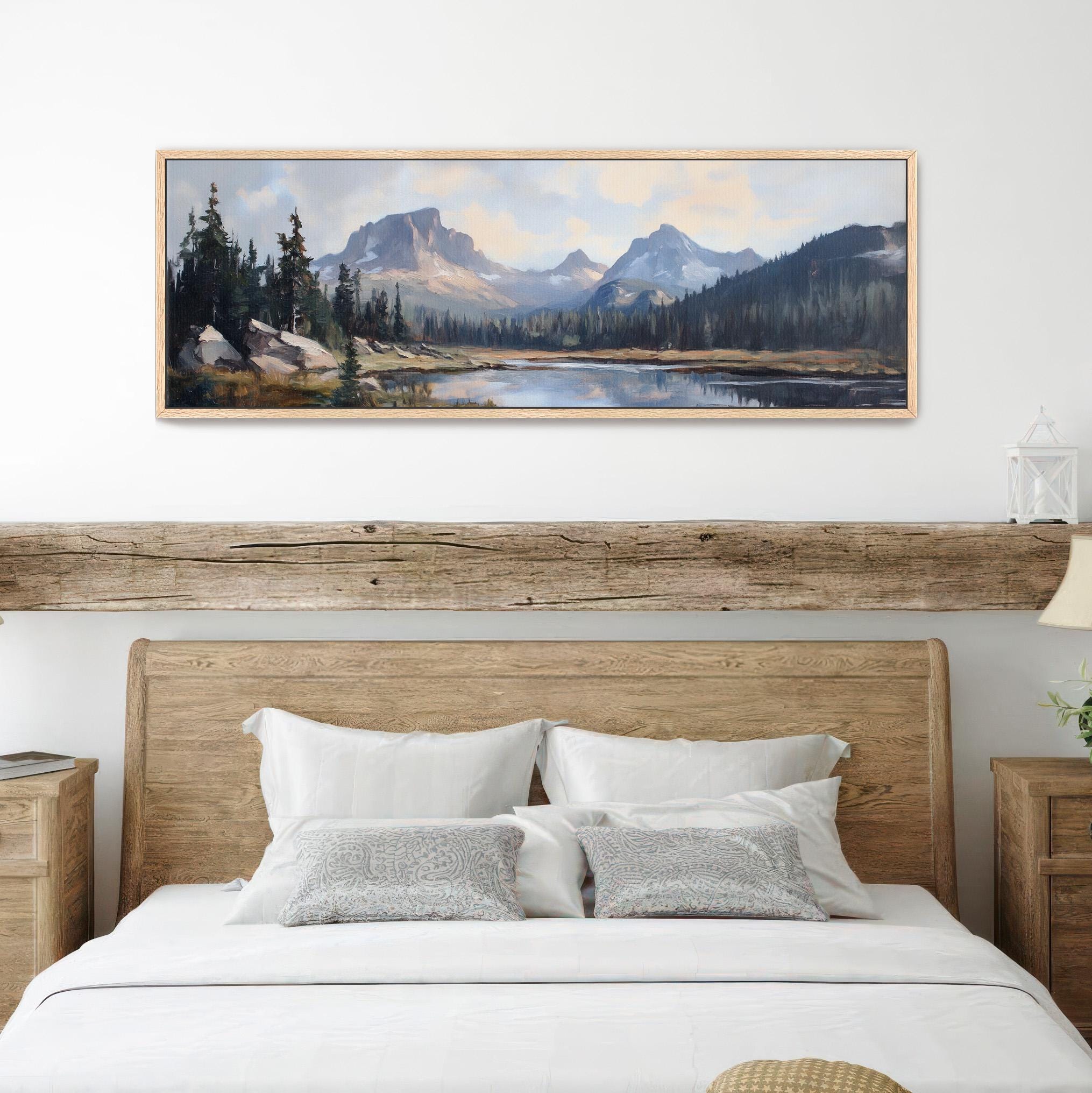 Rocky Mountain National Park Painting Canvas Art - View 7
